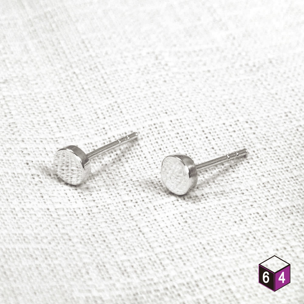 小圓耳環(小) 925純銀耳環 基本款耳針