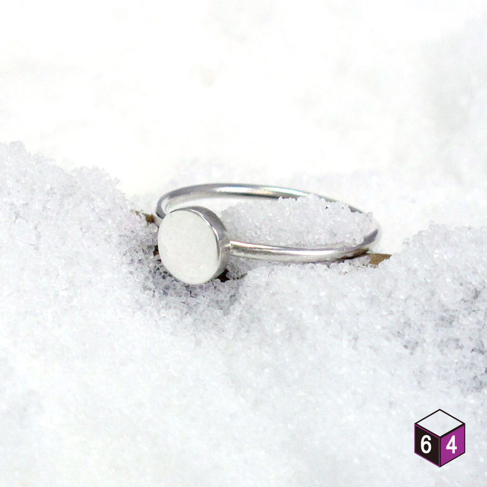 小圓戒指(中) 925純銀戒指 女生戒指 純銀尾戒