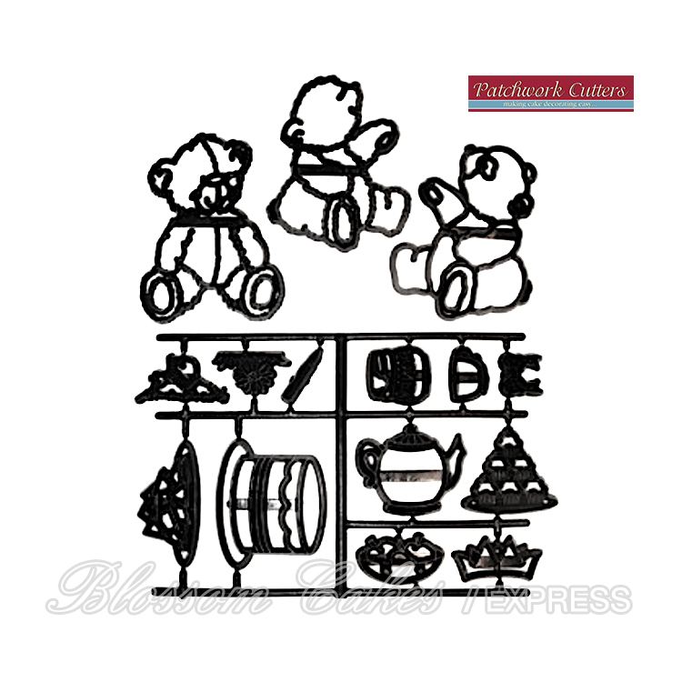 'Teddy Bears Picnic' Patchwork Cutters