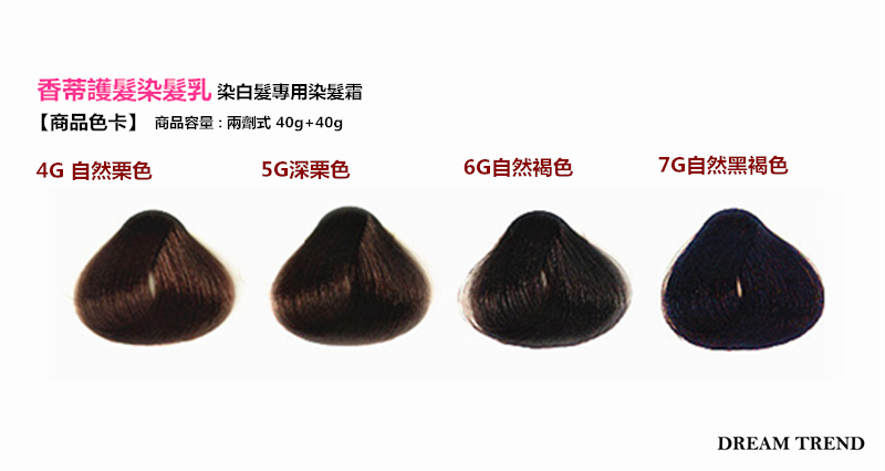 香蒂 護髮染髮乳 白髮染黑 白髮專用 染髮劑【1409005】