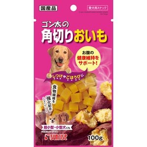 [$100/6]日本直送 Sunrise 狗角切小食系列 - 角切蕃薯粒100g