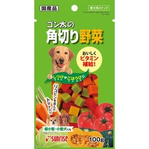 [$100/6]日本直送 Sunrise 狗角切小食系列 - 角切野菜粒100g