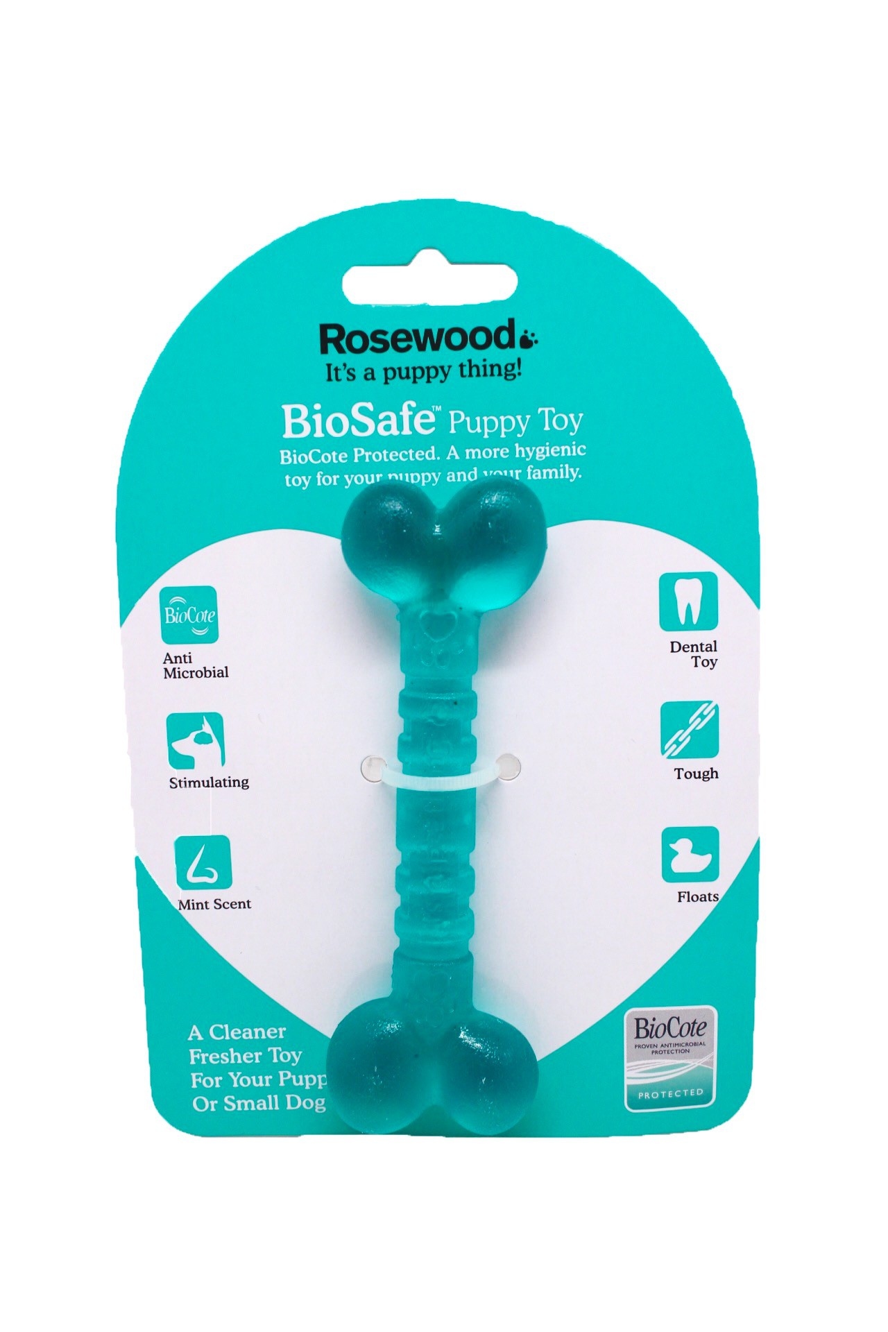 英國Rosewood Biosafe抗菌玩具系列-骨頭 (顏色隨機)