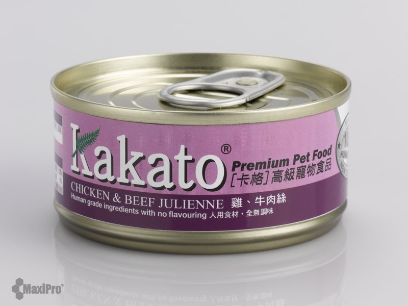 KAKATO卡格 雞、牛肉絲 70g,170g (犬喵用)