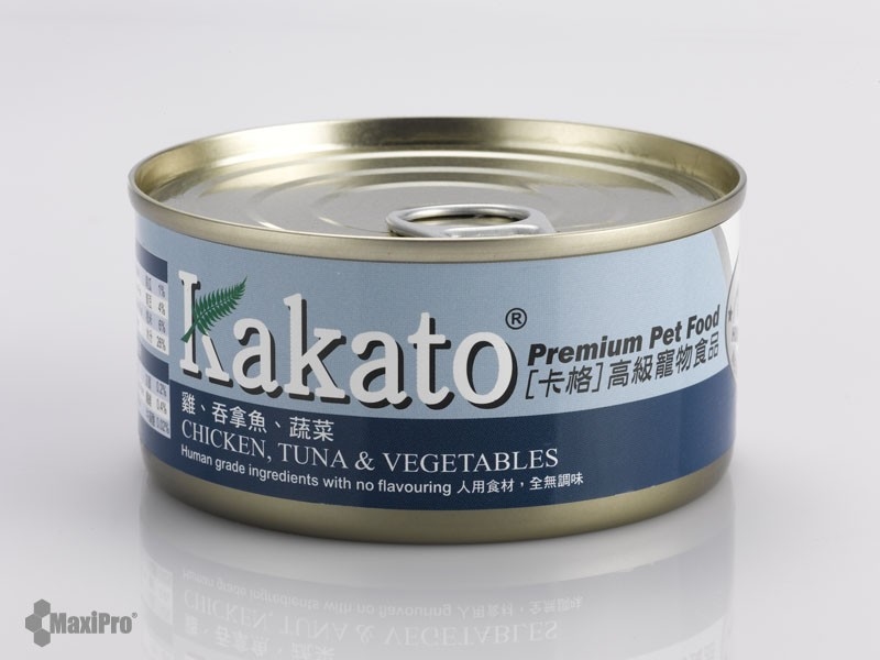 KAKATO卡格 雞、吞拿魚、蔬菜 170g (犬喵用)
