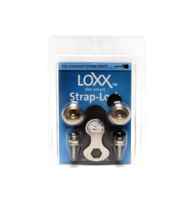 Loxx 德製安全肩帶釦-吉他/貝斯-輕鬆銀 (鍍鎳) 安全背帶扣 背帶釘 牢固 第 4 張圖片｜三峽吉他 / Bass
