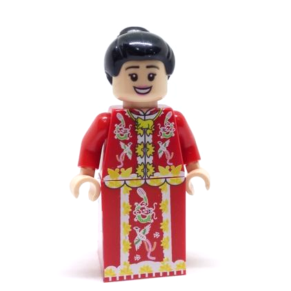 Lego 中式裙挂/唐裝人仔