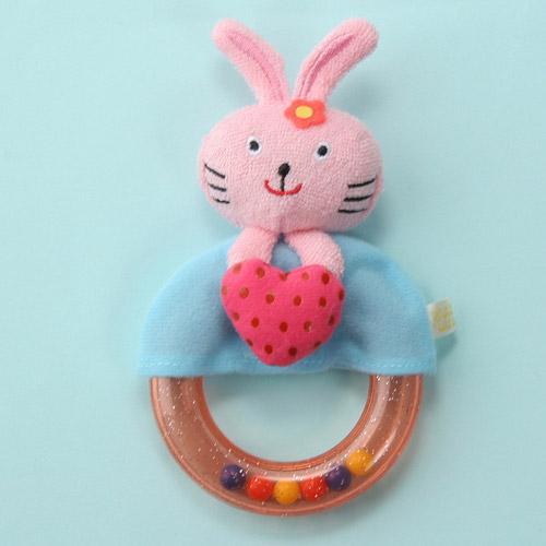 日本 Rub a dub dub 嬰幼兒手搖鈴 - 兔子