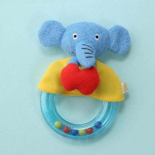 日本 Rub a dub dub 嬰幼兒手搖鈴 - 大象