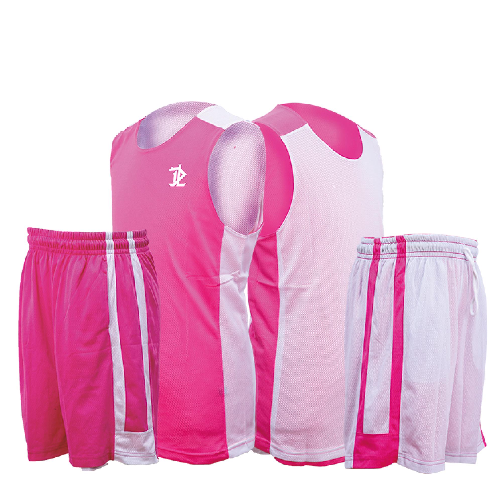 雙面籃球服 - StaunchⅡ 屹立不搖(粉/白)