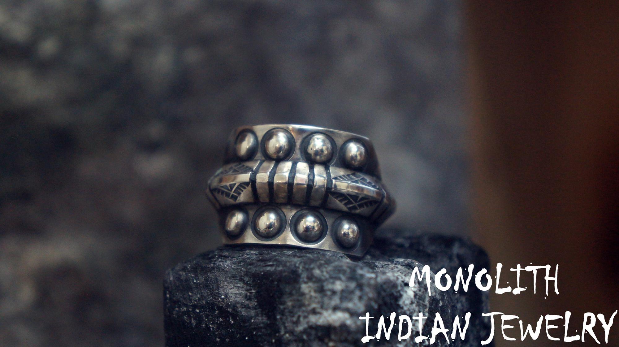 三角打印圓點【戒指】