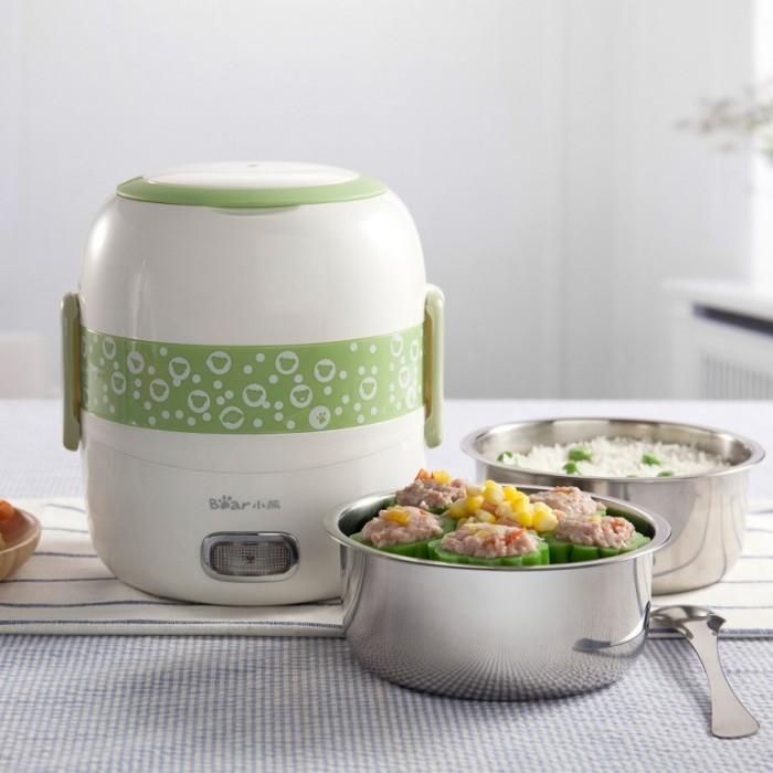 迷你雙層電飯煲 (蒸煮加熱保溫)
