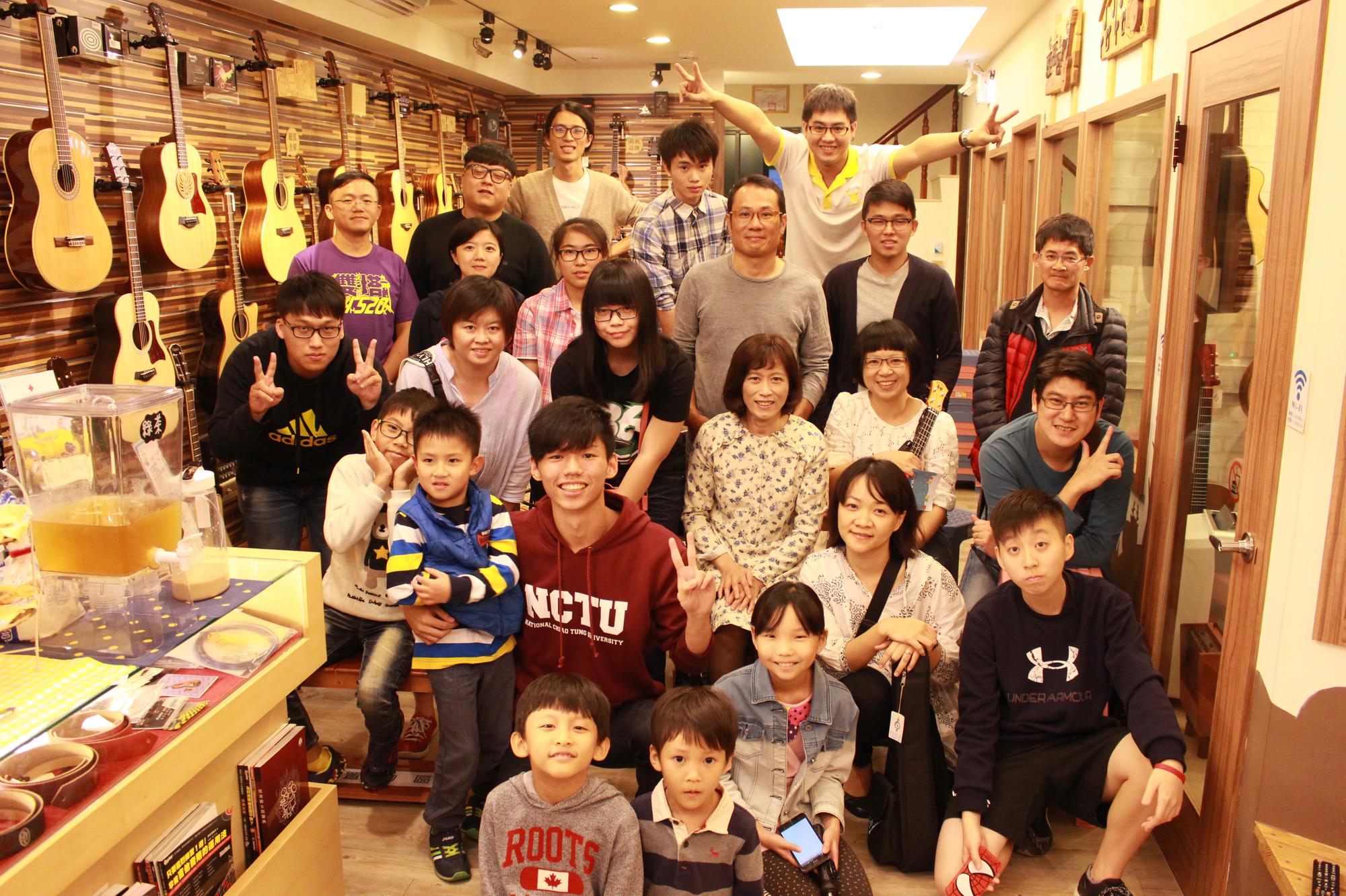 陸比音樂冬季學員成果發表大合照