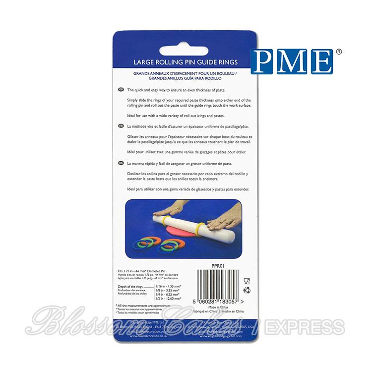 PME Large Rolling Pin Guide Rings