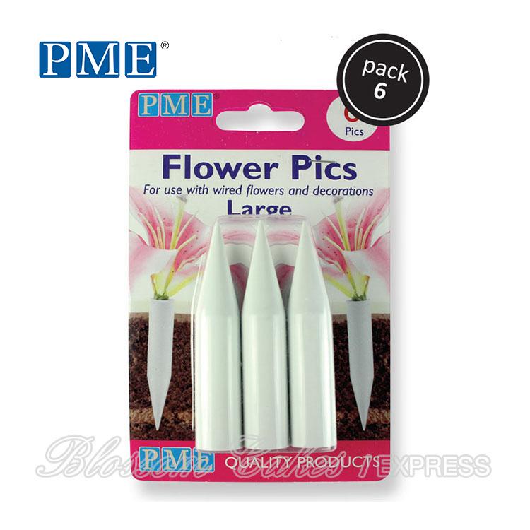 PME Large Flower Pics, Pack/6