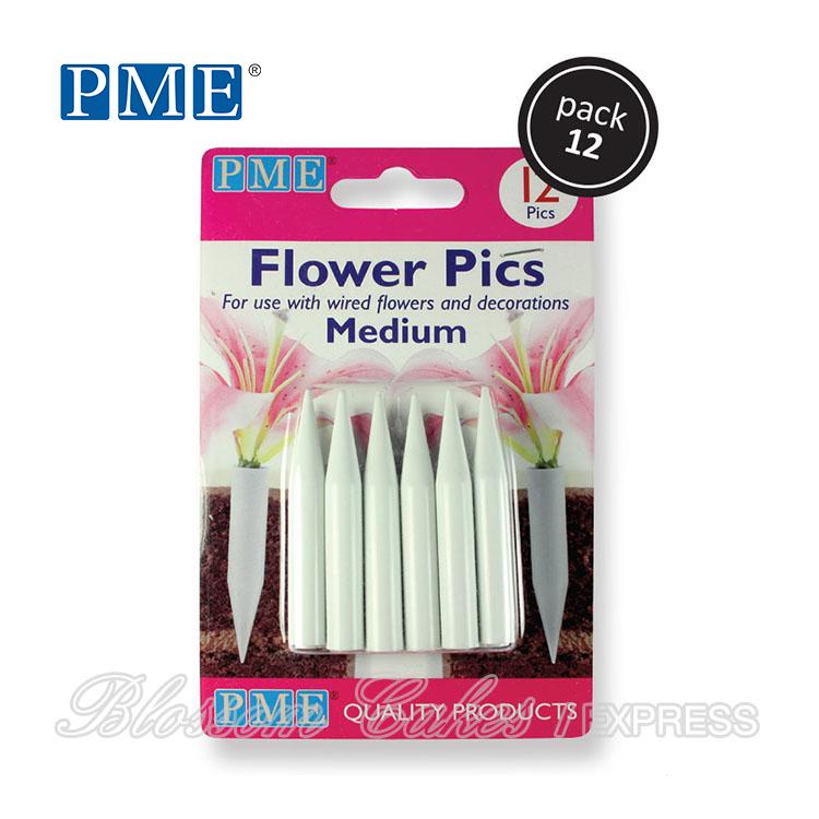 PME Medium Flower Pics, Pack/12