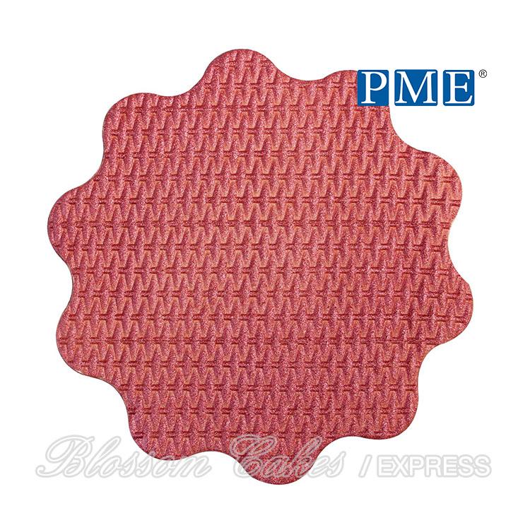 PME 10" Fine Basketweave Rolling Pin with Handles