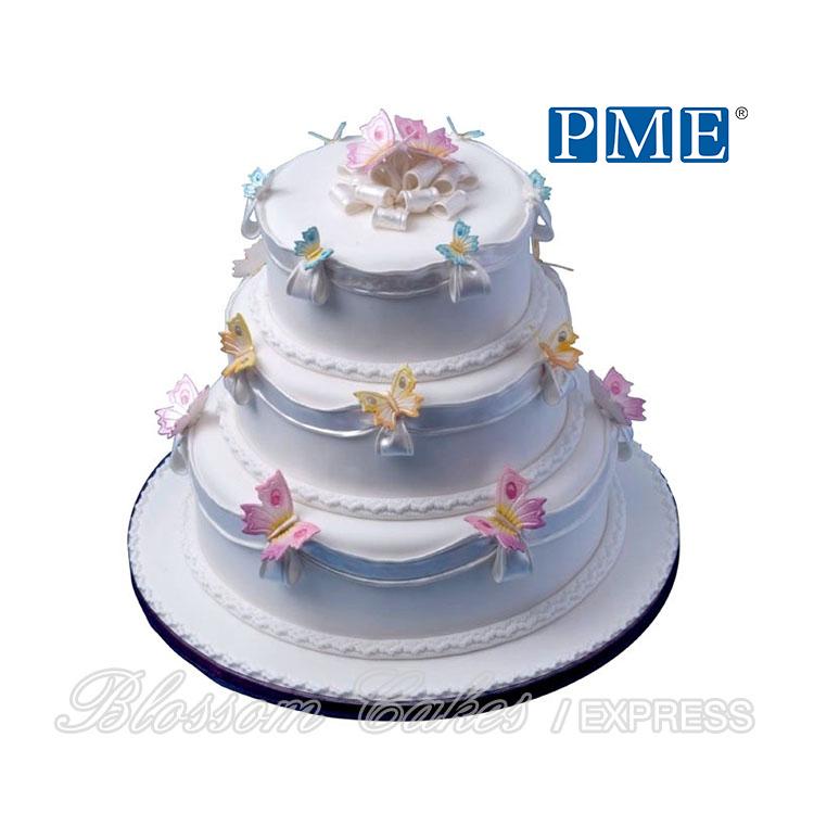 PME Veined Butterfly Plunger Cutters, Set of 3