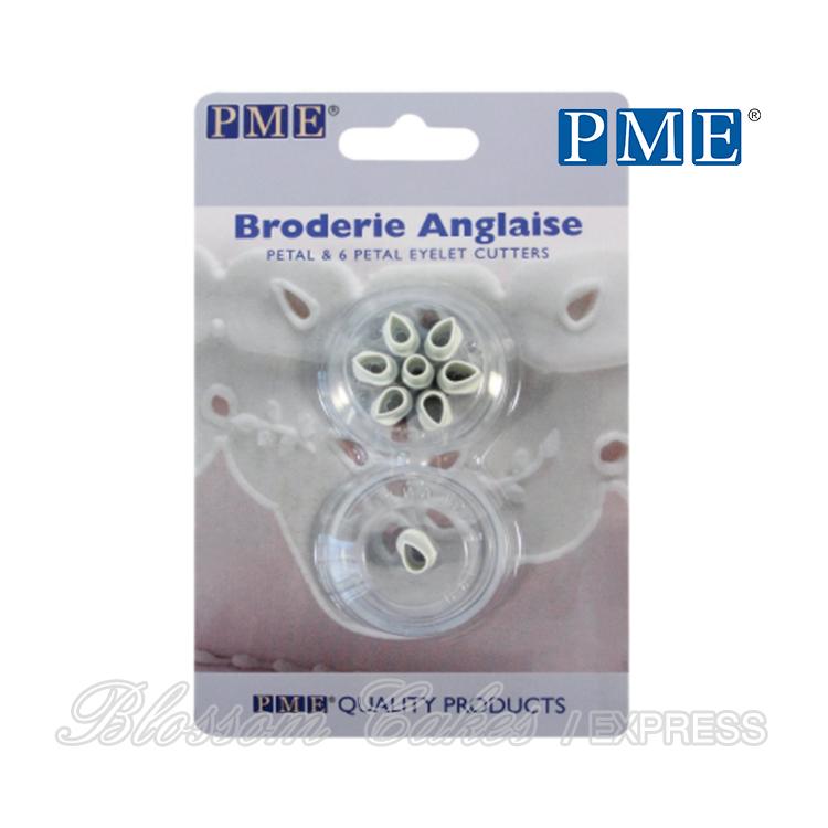 PME Broderie Anglaise Petal & 6 Petal Eyelet Cutters Set/2