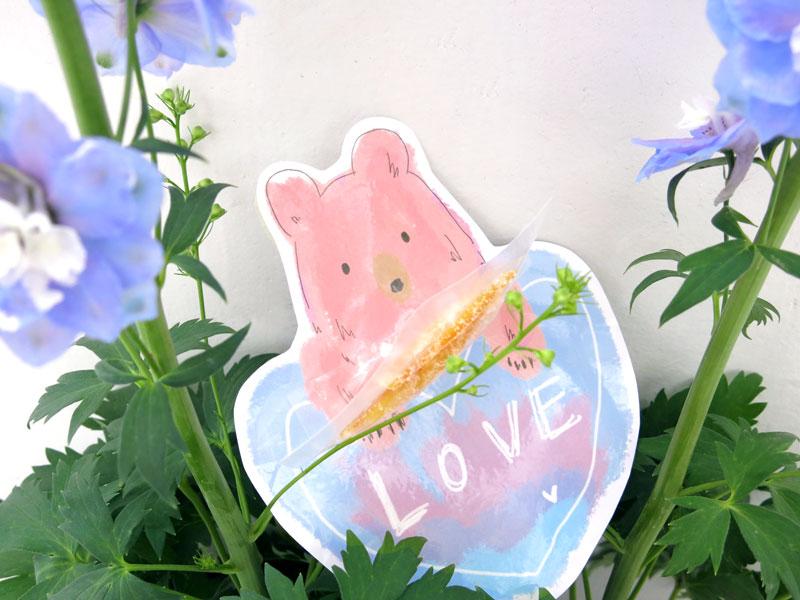 情人節卡片熊果乾