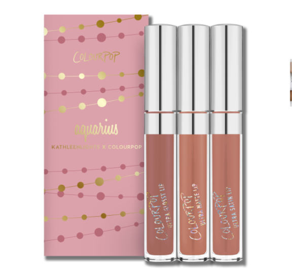 Colourpop Aquarius Bundle Lip Bundle by Kathleen Lights