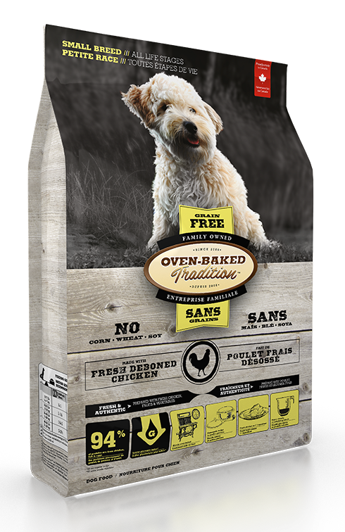 Oven-Baked Tradition成犬雞無穀物雞魚配方(細粒/ 原粒) ( 5 ,12.5lbs ,25LBS)