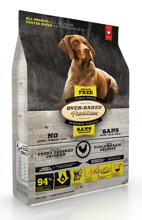 Oven-Baked Tradition成犬雞無穀物雞魚配方(細粒/ 原粒) ( 5 ,12.5lbs ,25LBS)