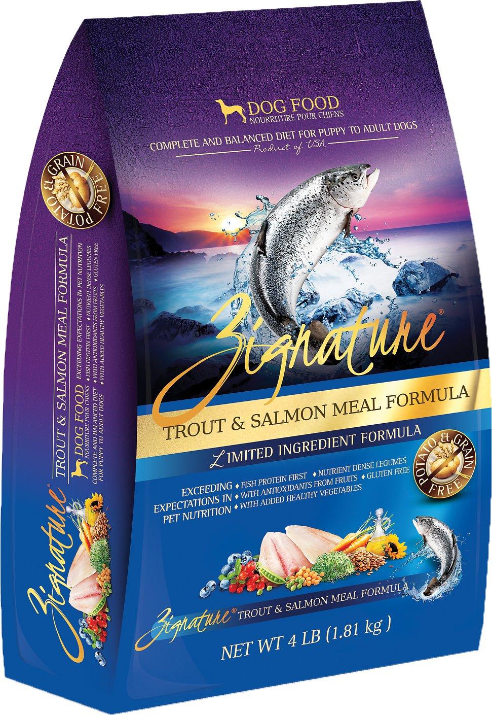 Zignature 全犬 鱒魚及三文魚配方 ( 4, 12.5 , 25lbs)