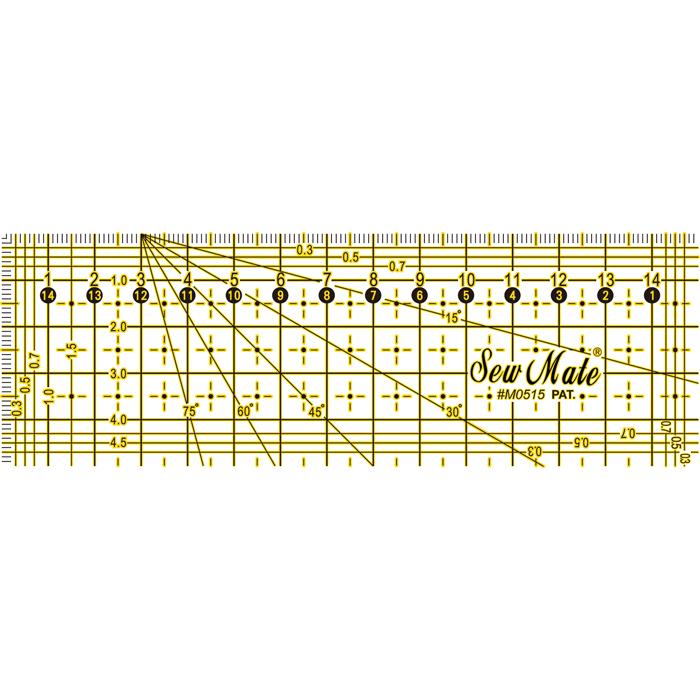 拼布定規尺(5*15公分)