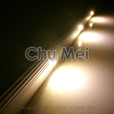 110V/220V-暖白色LED-3X1W薄型鋁條燈組