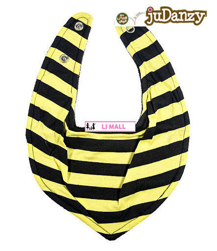 美國My Little Legs 可調雙扣 圍兜/圍巾-我是小蜜蜂