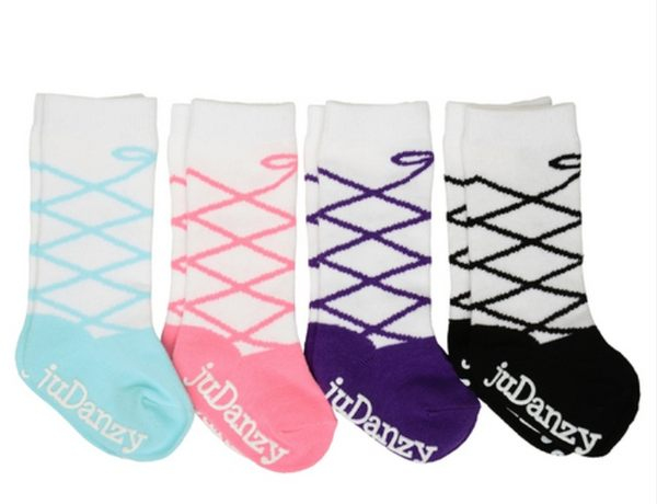 美國 my little legs~ juDanzy 襪子4入組-芭蕾系列 /保暖襪/長統襪/童襪/嬰兒襪