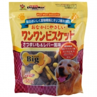 Doggy Man 低脂甜薯雞肝骨形餅450g