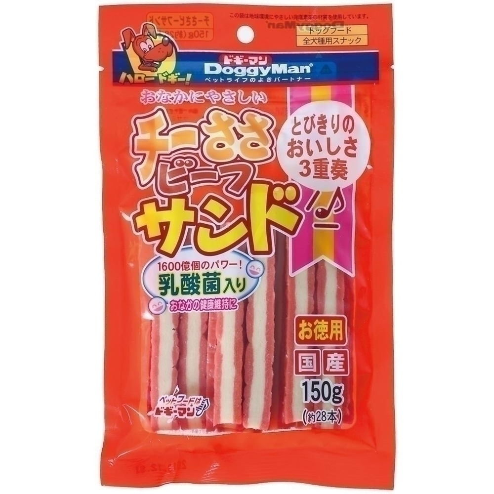 Doggy Man 乳酸菌雞牛三文治150g