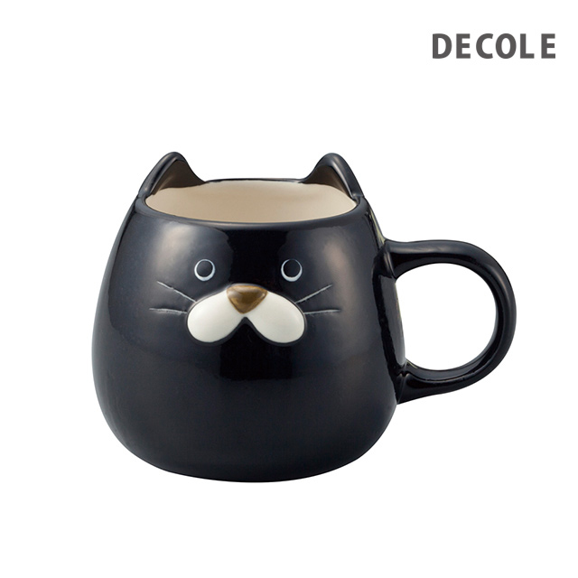 DECOLE 胖胖貓馬克杯