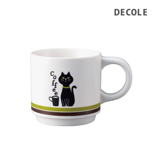 DECOLE 貓咪咖啡杯