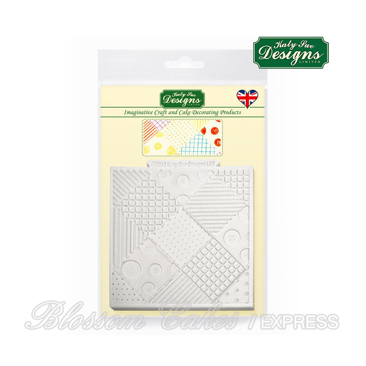 Katy Sue Design Mat - Patchwork Quilt - Silicone Mould