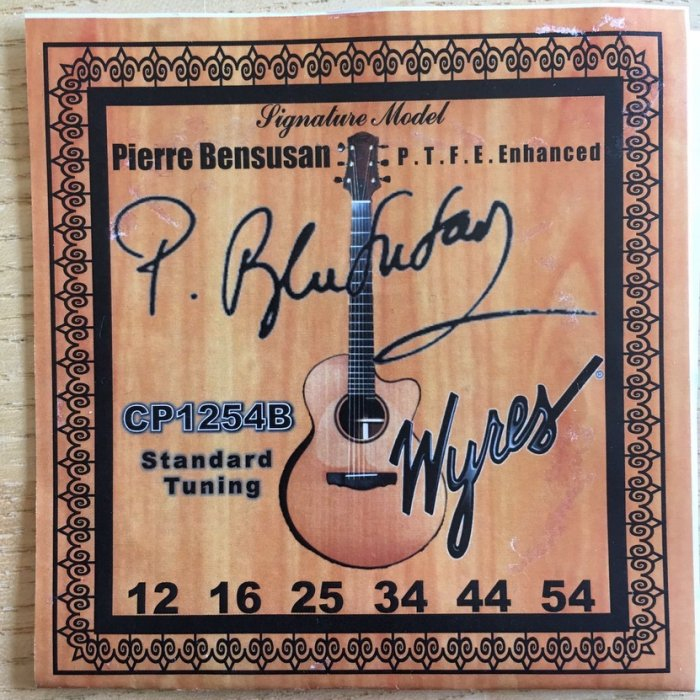 Wyres - Pierre Bensusan簽名弦(Standard) 加拿大手工木吉他弦 磷青銅 演奏弦 表演錄音用弦