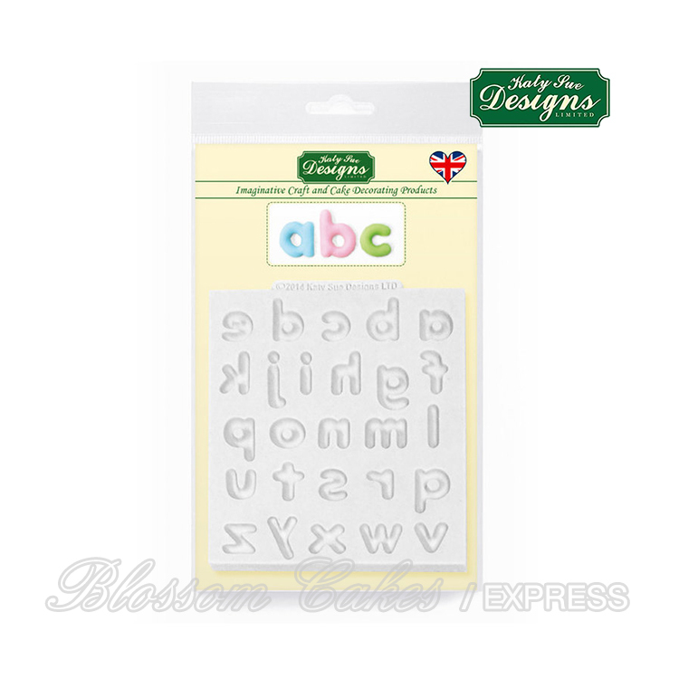 Katy Sue Design Mat - Domed Alphabet Lower Case - Silicone Mould