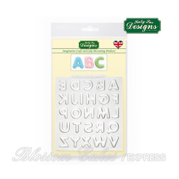 Katy Sue Design Mat - Domed Alphabet - Silicone Mould