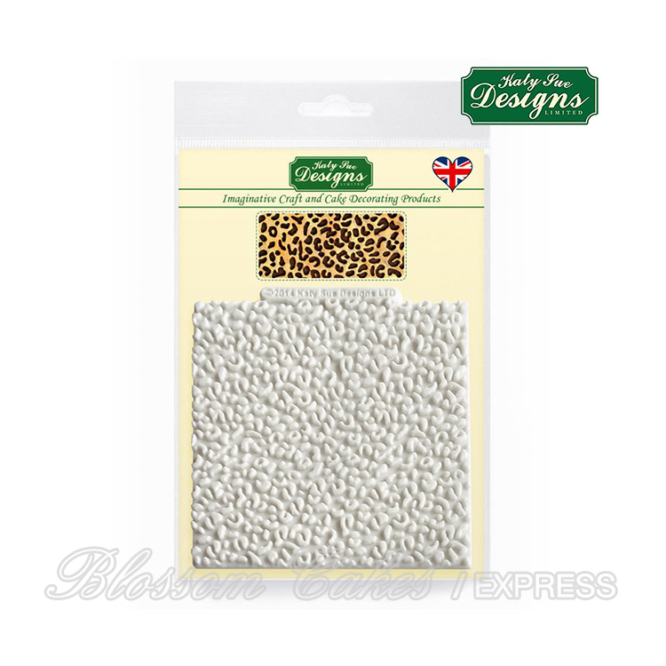 Katy Sue Design Mat - Leopard Print - Silicone Mould