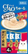 [*任選11件$138*]日本CIAO - 吞拿魚.帶子醬貓小食