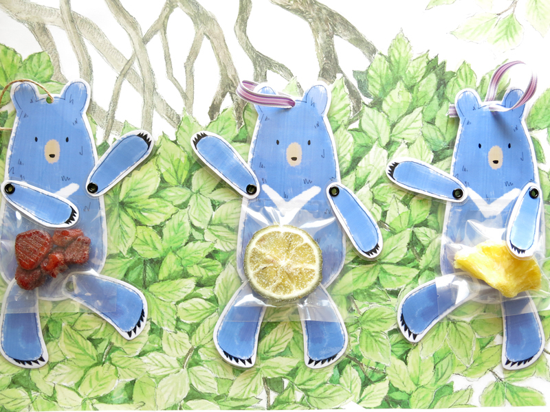 跳舞小熊水果乾