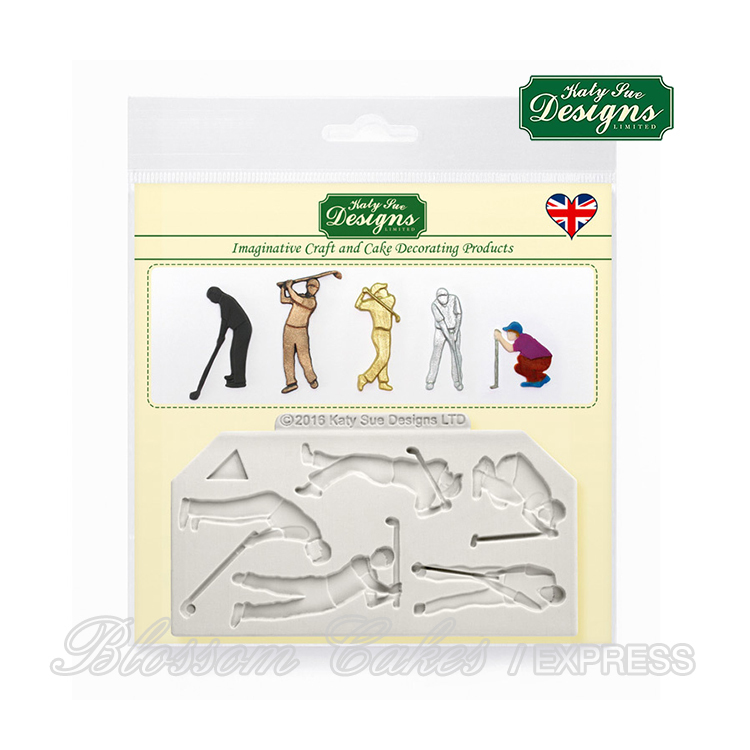 Katy Sue Golf Silhouettes - Silicone Mould