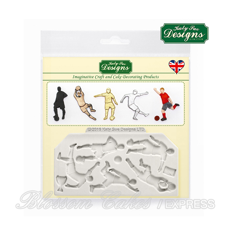 Katy Sue Football Silhouettes - Silicone Mould