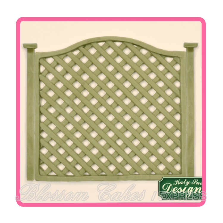 Katy Sue Trellis Fence - Silicone Mould