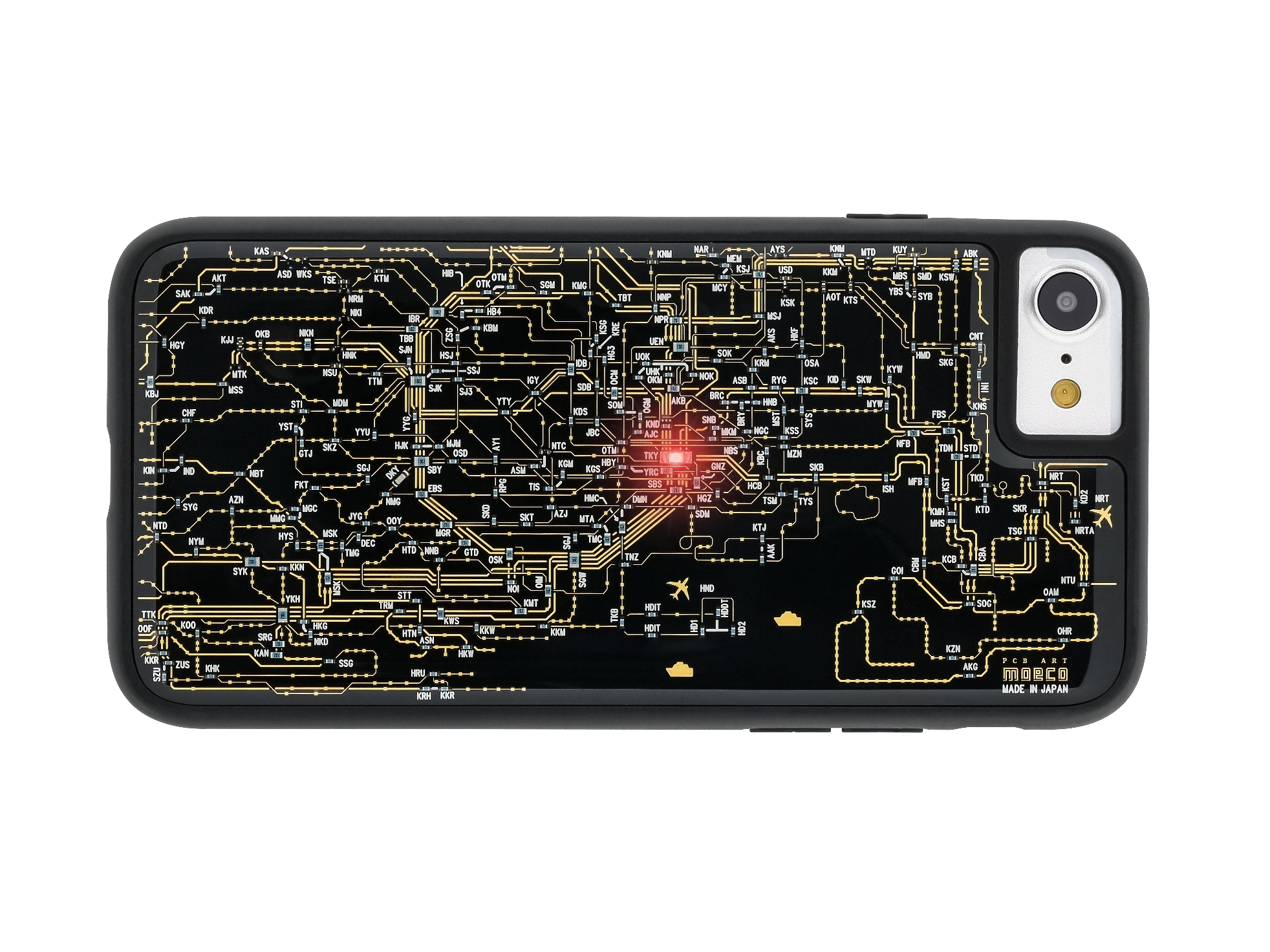 FLASH 東京電路線圖 iPhone7/8 手機殼 ( 黑色 )