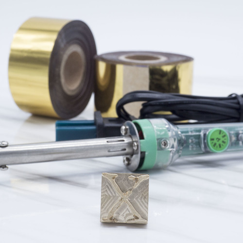 Custom made leather stamp for foil stamping