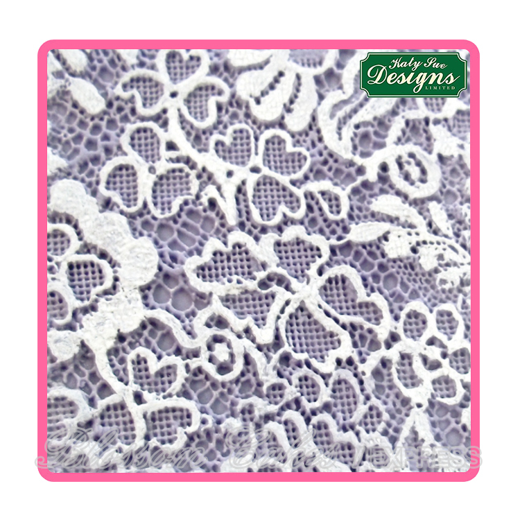 Katy Sue Lace Design Mat - Royal - Silicone Mould