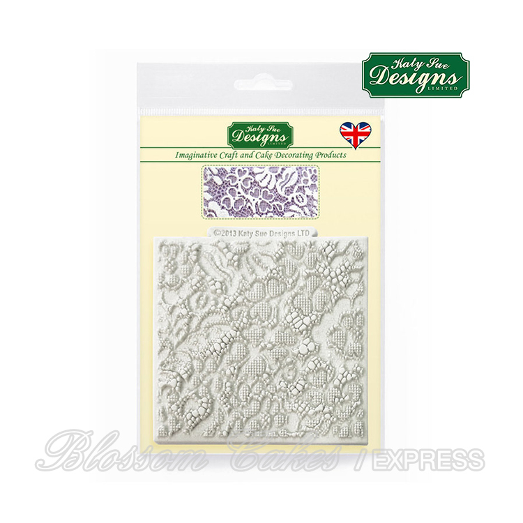 Katy Sue Lace Design Mat - Royal - Silicone Mould
